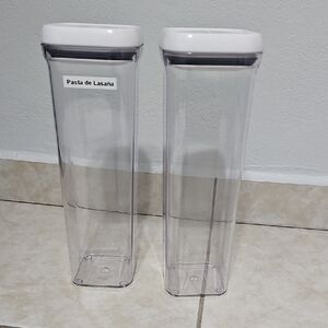 Oxo Clear and White Food Storage Containers Bundle to save